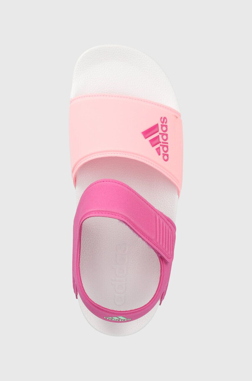 adidas sandale copii ADILETTE SANDAL K culoarea roz - Pled.ro