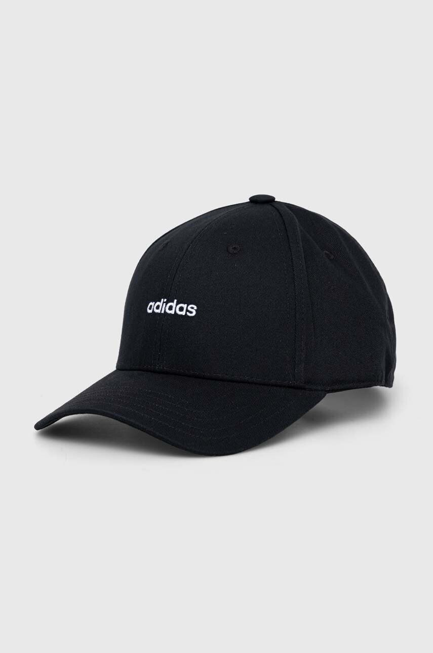 adidas sapca culoarea negru neted - Pled.ro