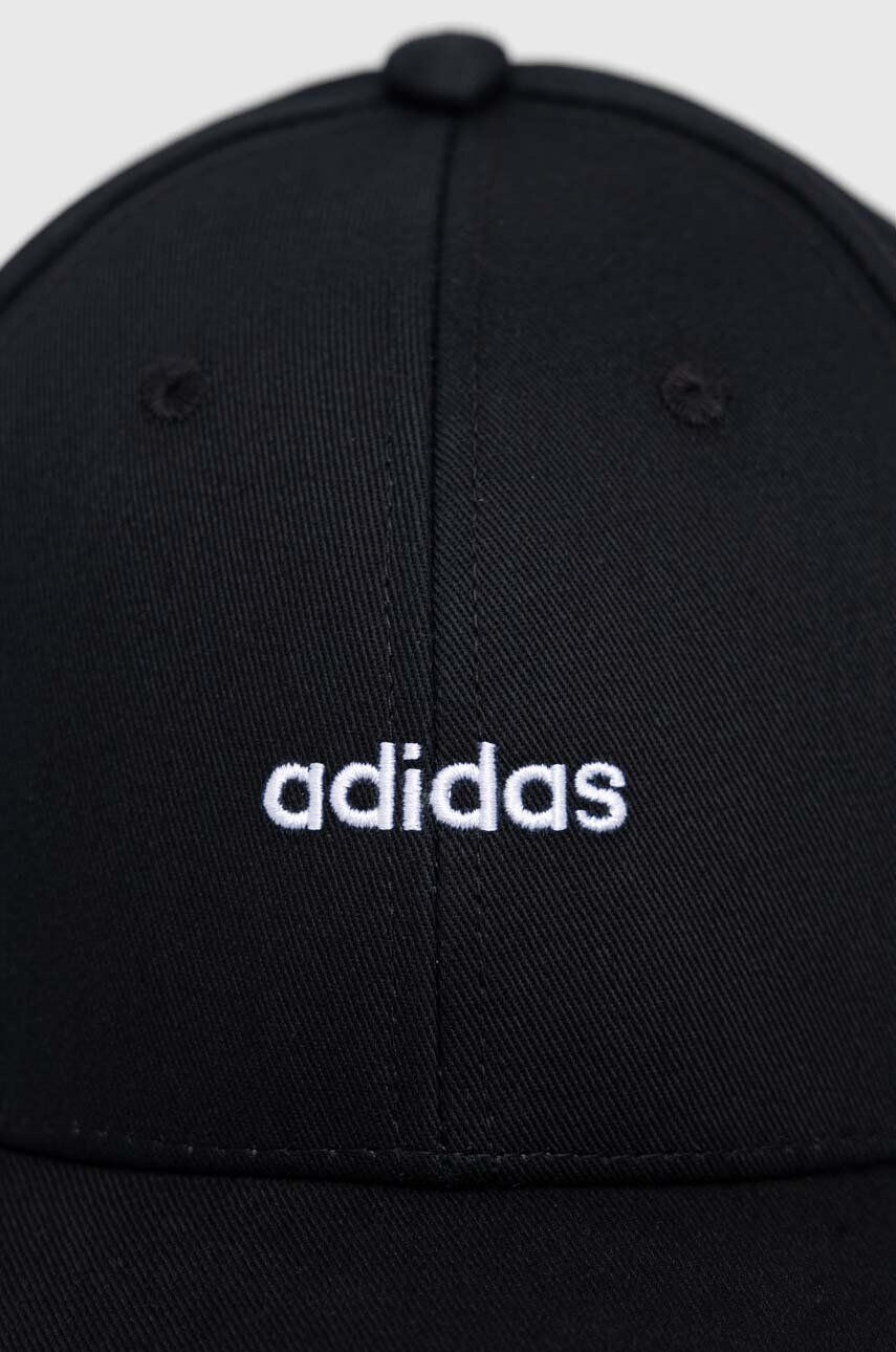 adidas sapca culoarea negru neted - Pled.ro