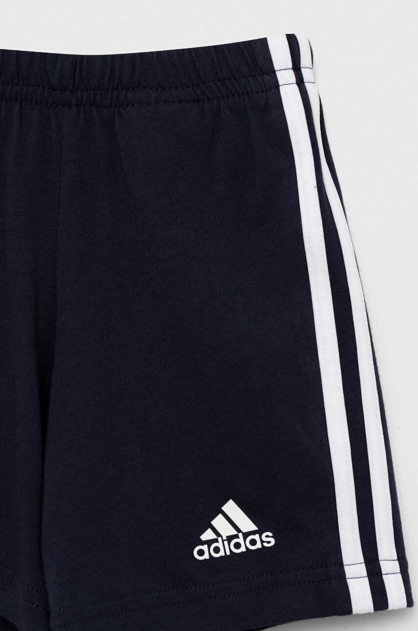 adidas set de bumbac pentru copii I 3S culoarea rosu - Pled.ro