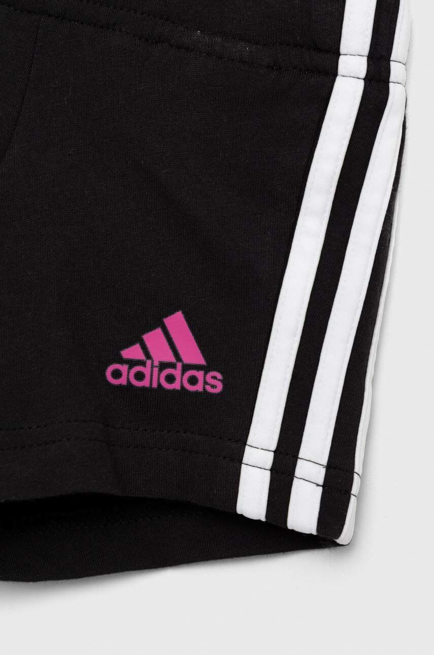 adidas set de bumbac pentru copii I LIN CO T culoarea gri - Pled.ro