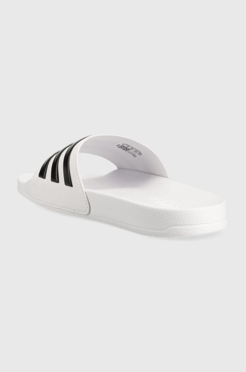 adidas slapi copii ADILETTE SHOWER K culoarea alb - Pled.ro