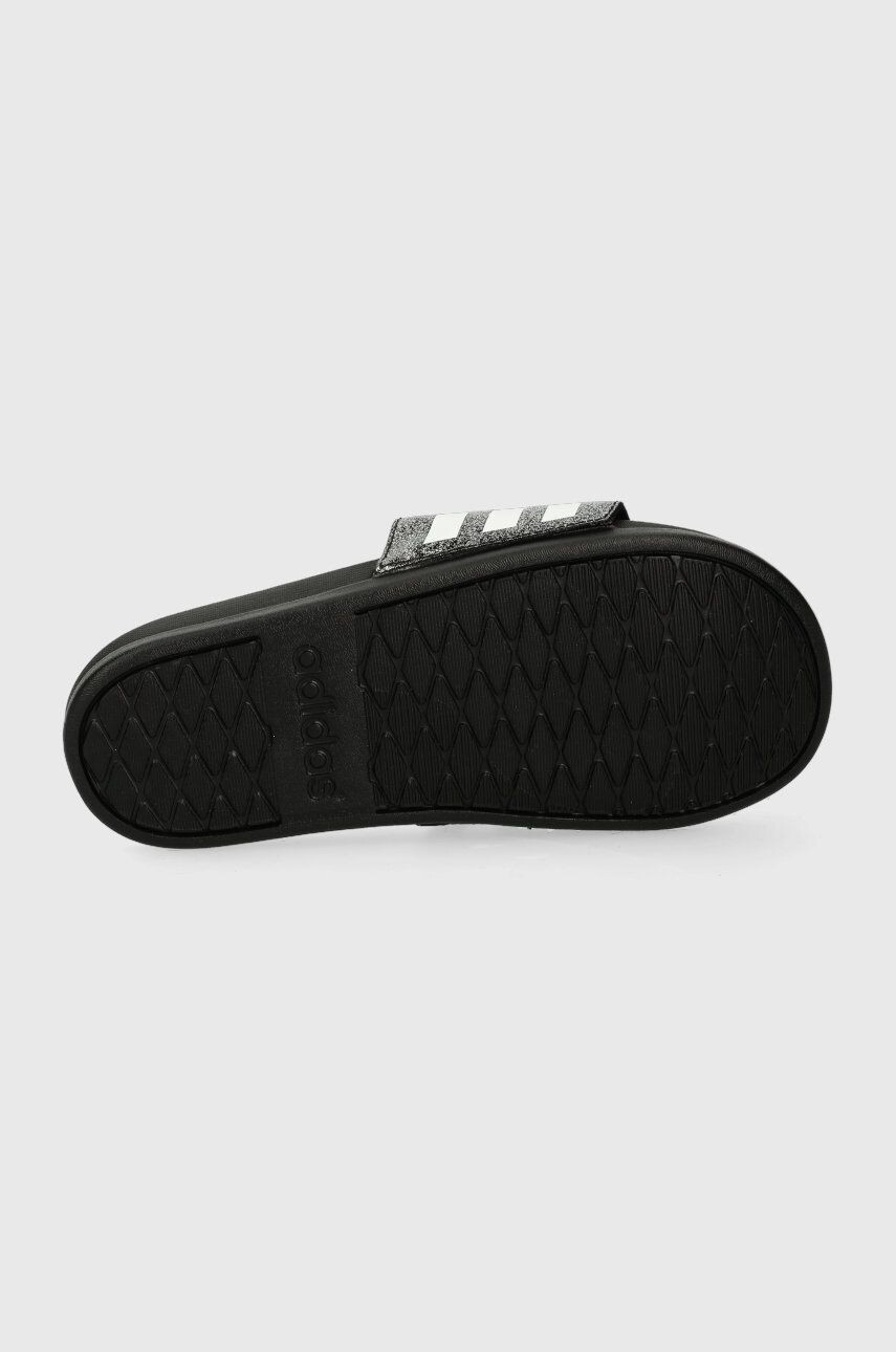 adidas slapi copii FY8836 culoarea negru - Pled.ro