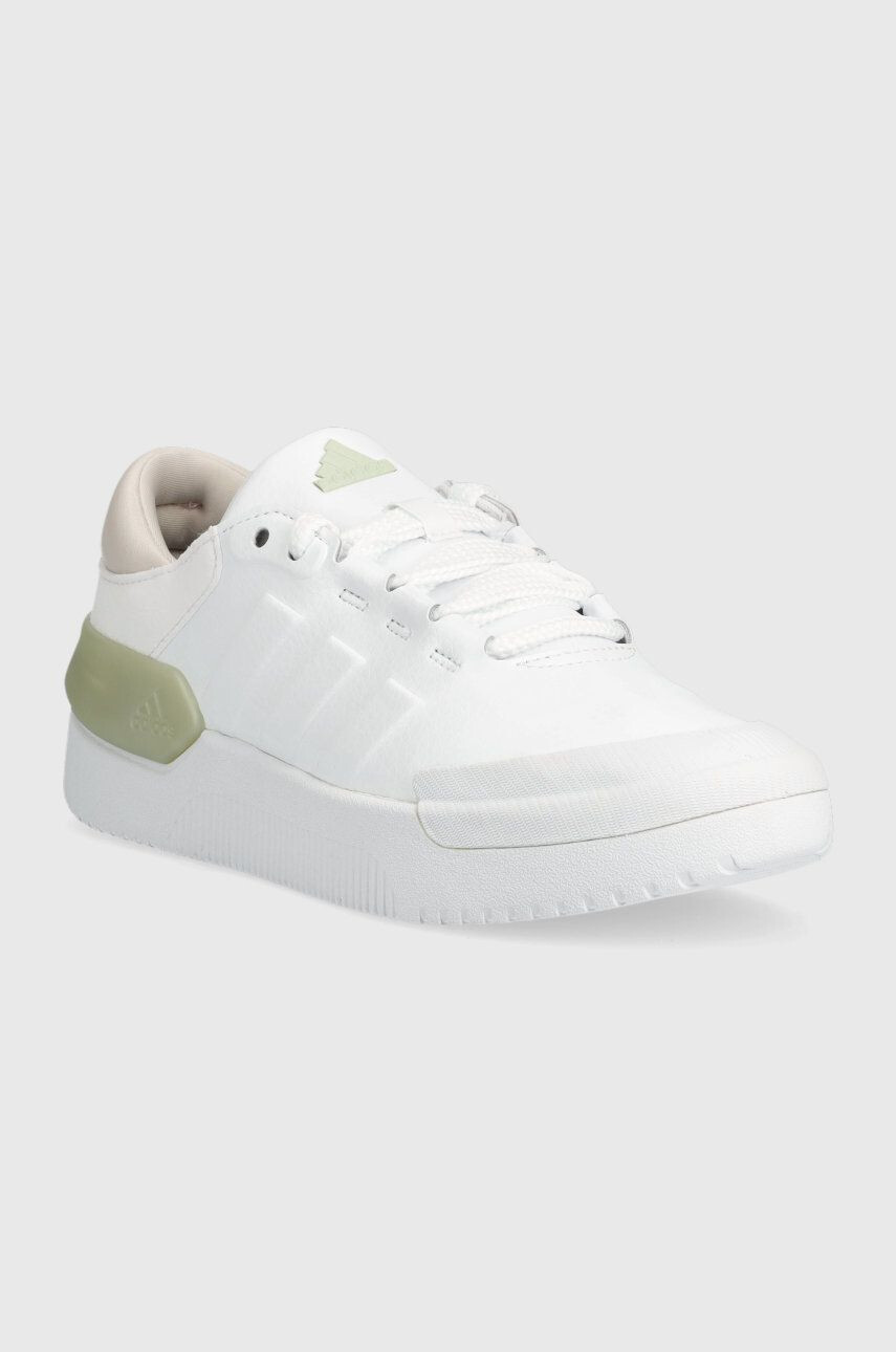 adidas sneakers COURT culoarea alb - Pled.ro