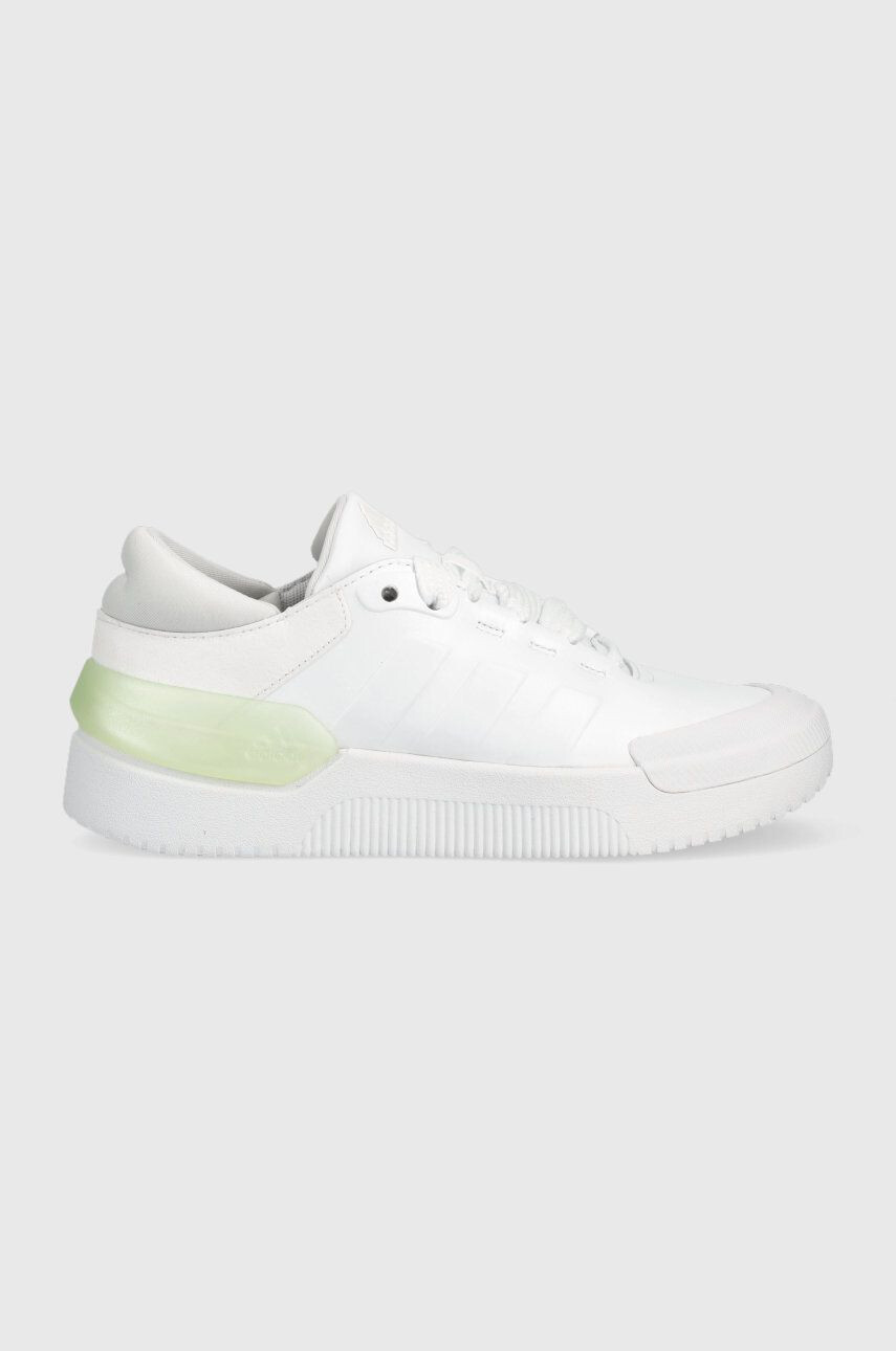 adidas sneakers COURT culoarea alb - Pled.ro