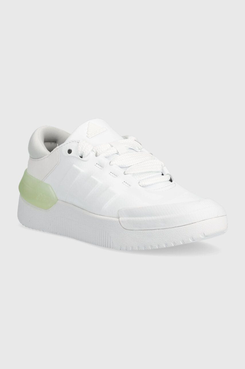 adidas sneakers COURT culoarea alb - Pled.ro