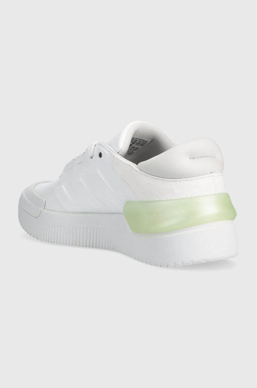 adidas sneakers COURT culoarea alb - Pled.ro