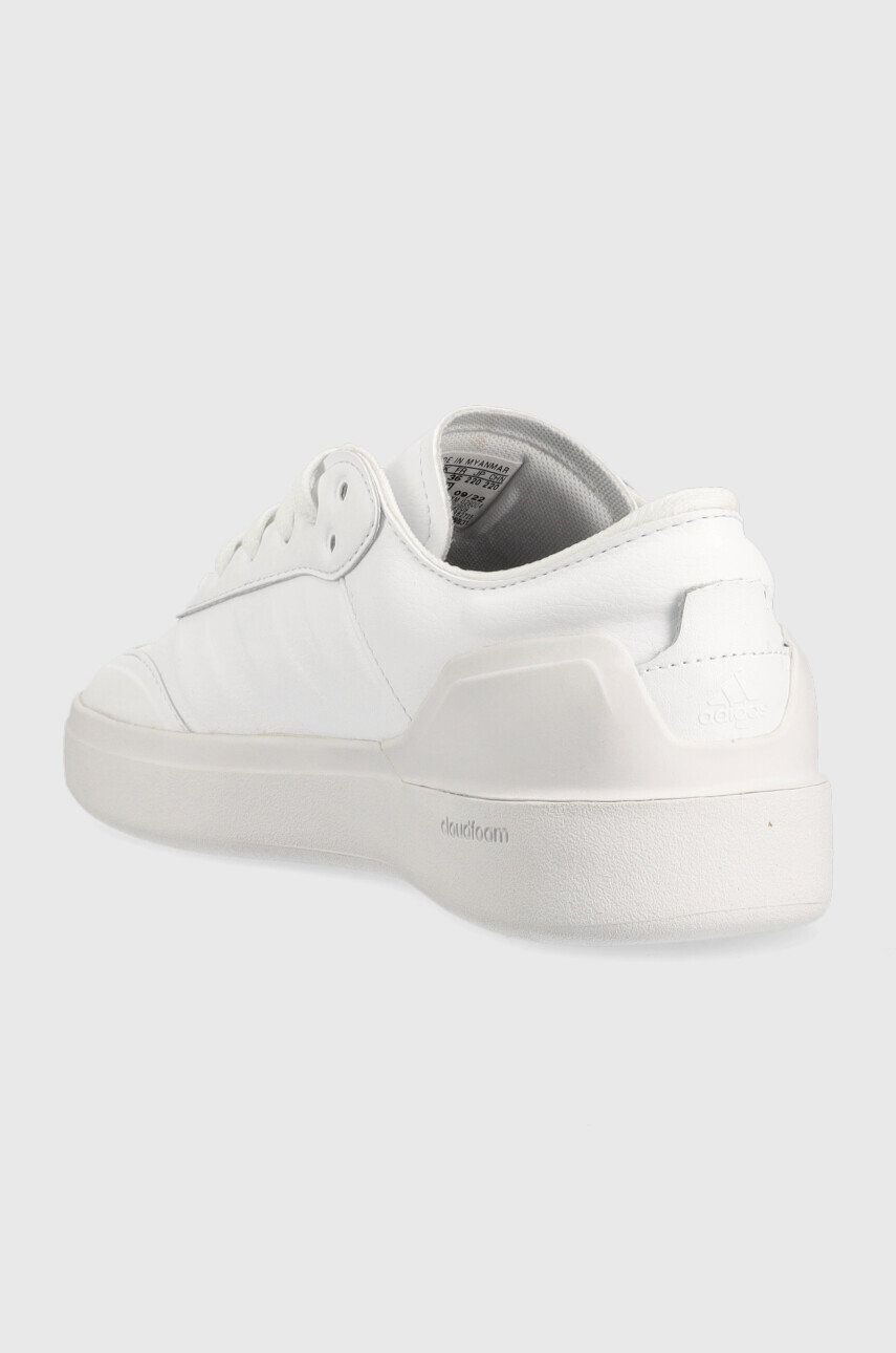 adidas sneakers COURT culoarea alb - Pled.ro