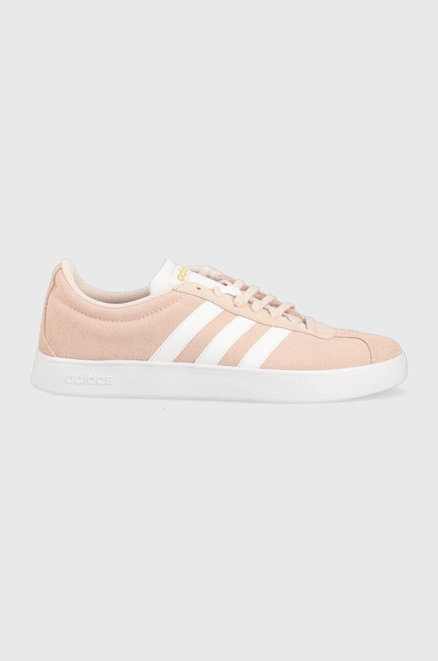 adidas sneakers COURT culoarea roz - Pled.ro