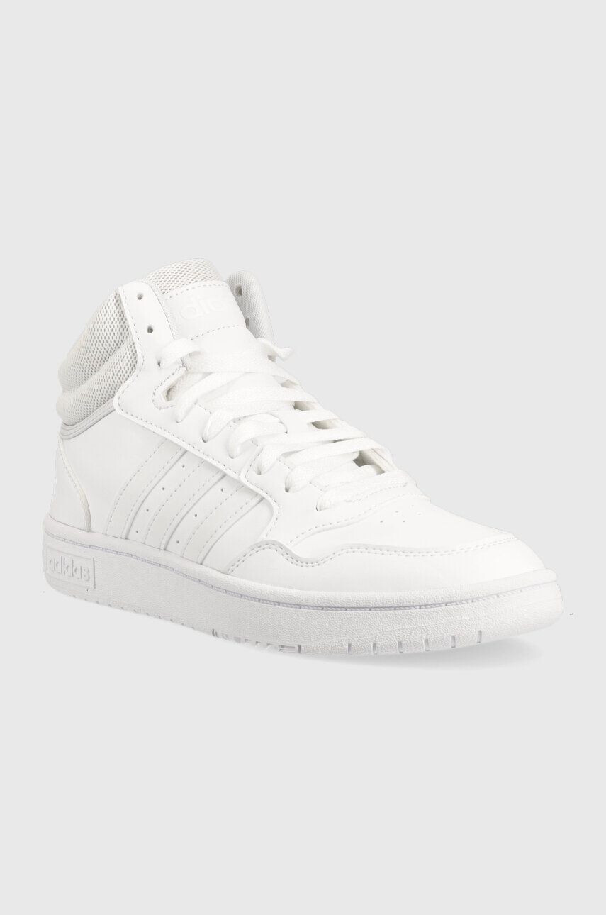 adidas sneakers HOOPS culoarea alb - Pled.ro