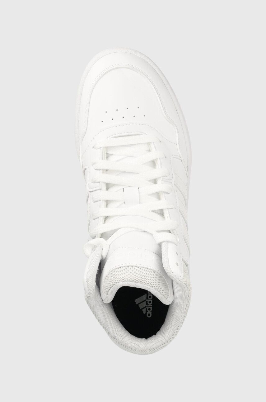 adidas sneakers HOOPS culoarea alb - Pled.ro