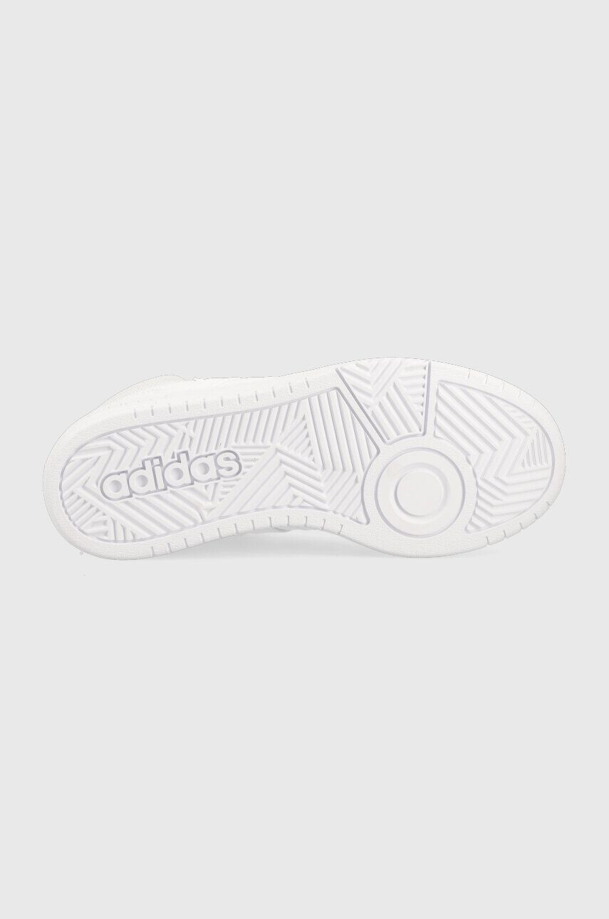 adidas sneakers HOOPS culoarea alb - Pled.ro