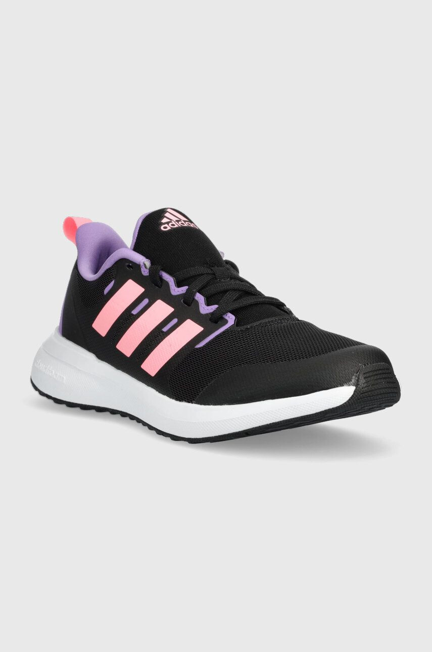 adidas sneakers pentru copii FortaRun 2.0 K culoarea negru - Pled.ro