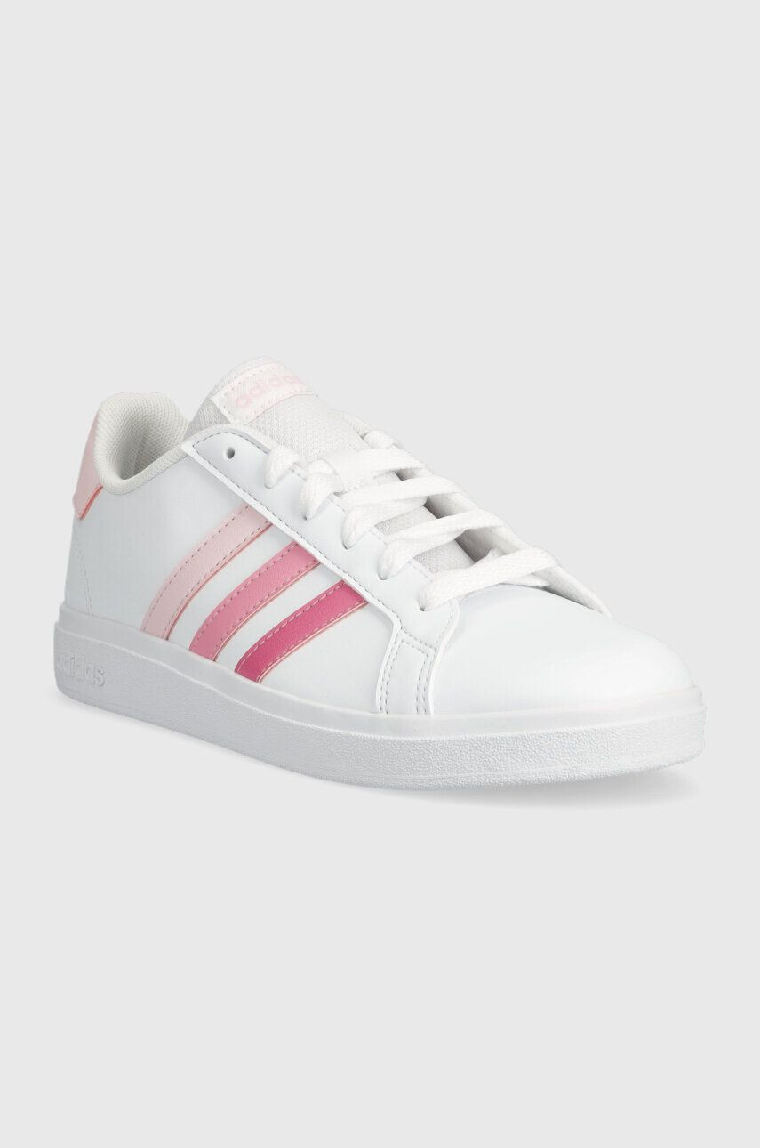 adidas sneakers pentru copii GRAND COURT 2.0 K culoarea alb - Pled.ro