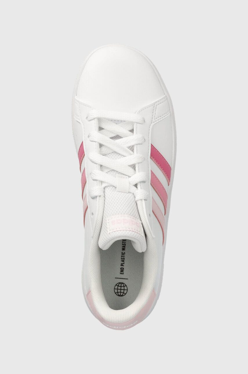 adidas sneakers pentru copii GRAND COURT 2.0 K culoarea alb - Pled.ro