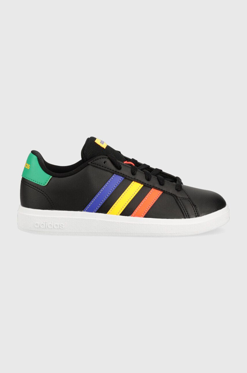 adidas sneakers pentru copii GRAND COURT 2. K culoarea negru - Pled.ro