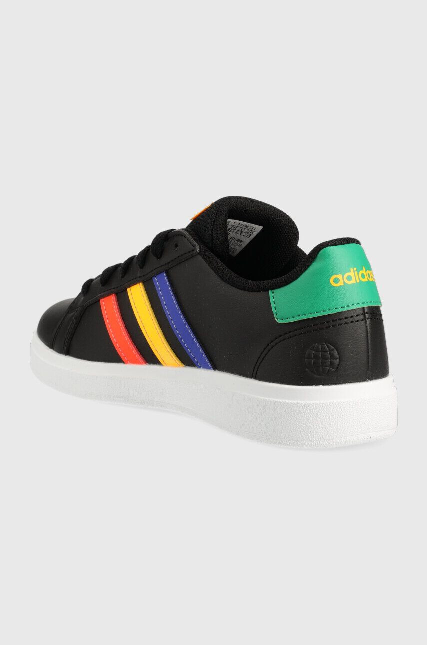 adidas sneakers pentru copii GRAND COURT 2. K culoarea negru - Pled.ro