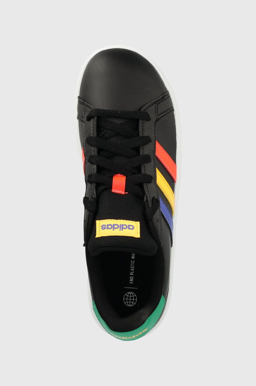 adidas sneakers pentru copii GRAND COURT 2. K culoarea negru - Pled.ro