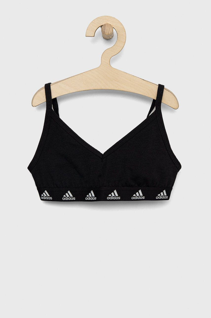 adidas sutien fete culoarea negru - Pled.ro