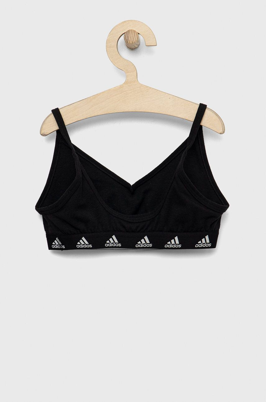 adidas sutien fete culoarea negru - Pled.ro