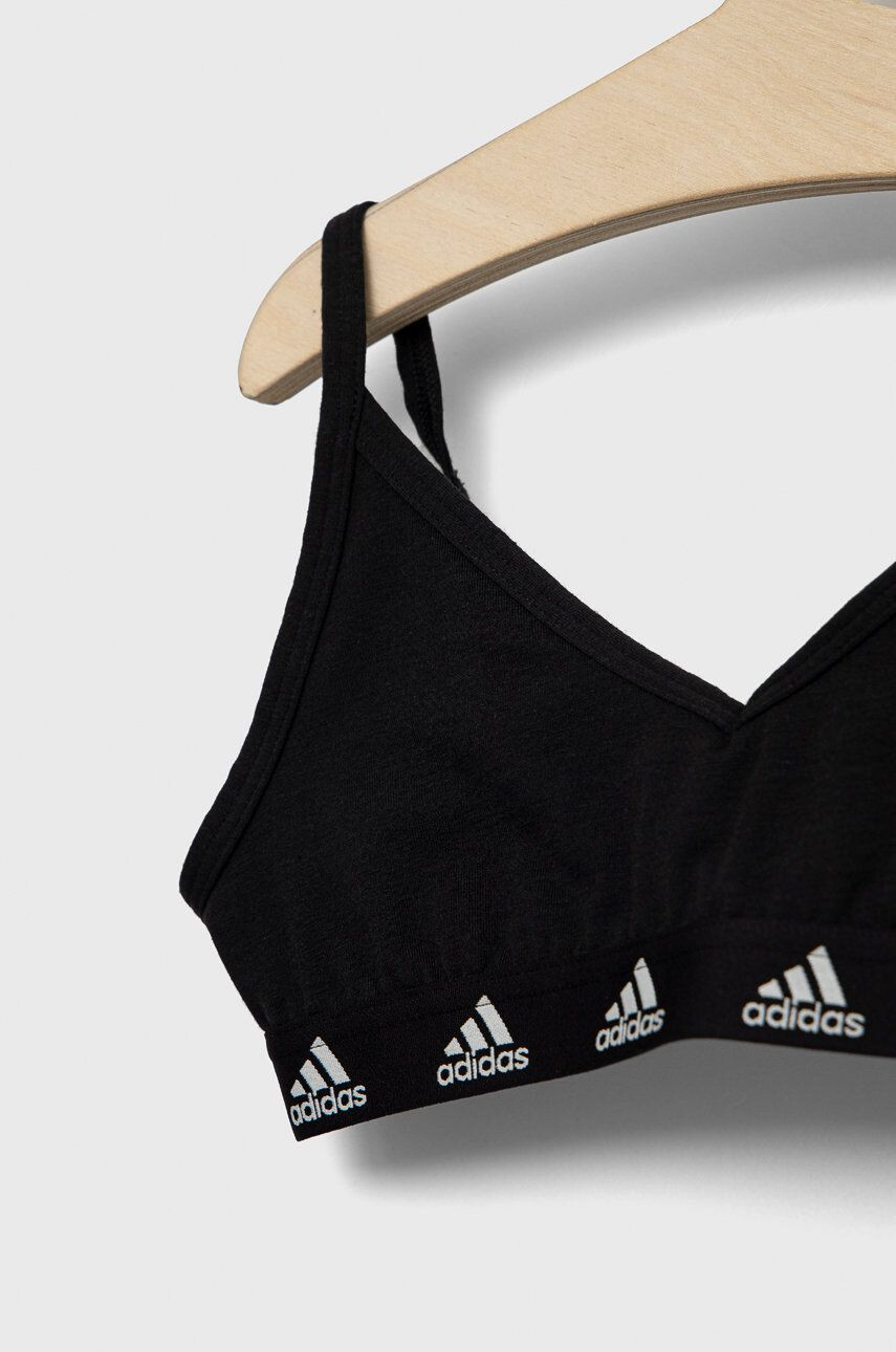 adidas sutien fete culoarea negru - Pled.ro