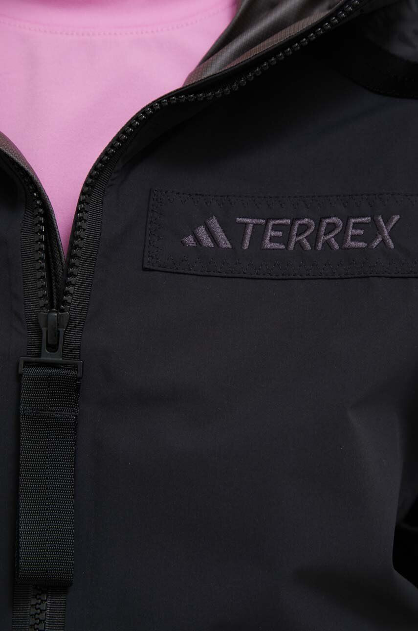 adidas TERREX geaca de ploaie Utilitas RAIN.RDY 2.5-Layer femei culoarea negru - Pled.ro