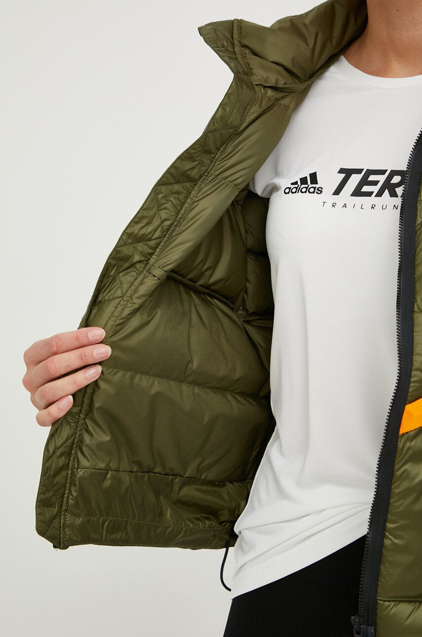 adidas TERREX geaca sport din puf Utilit culoarea maro - Pled.ro