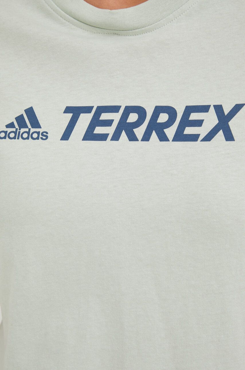 adidas TERREX tricou Classic Logo femei culoarea verde - Pled.ro