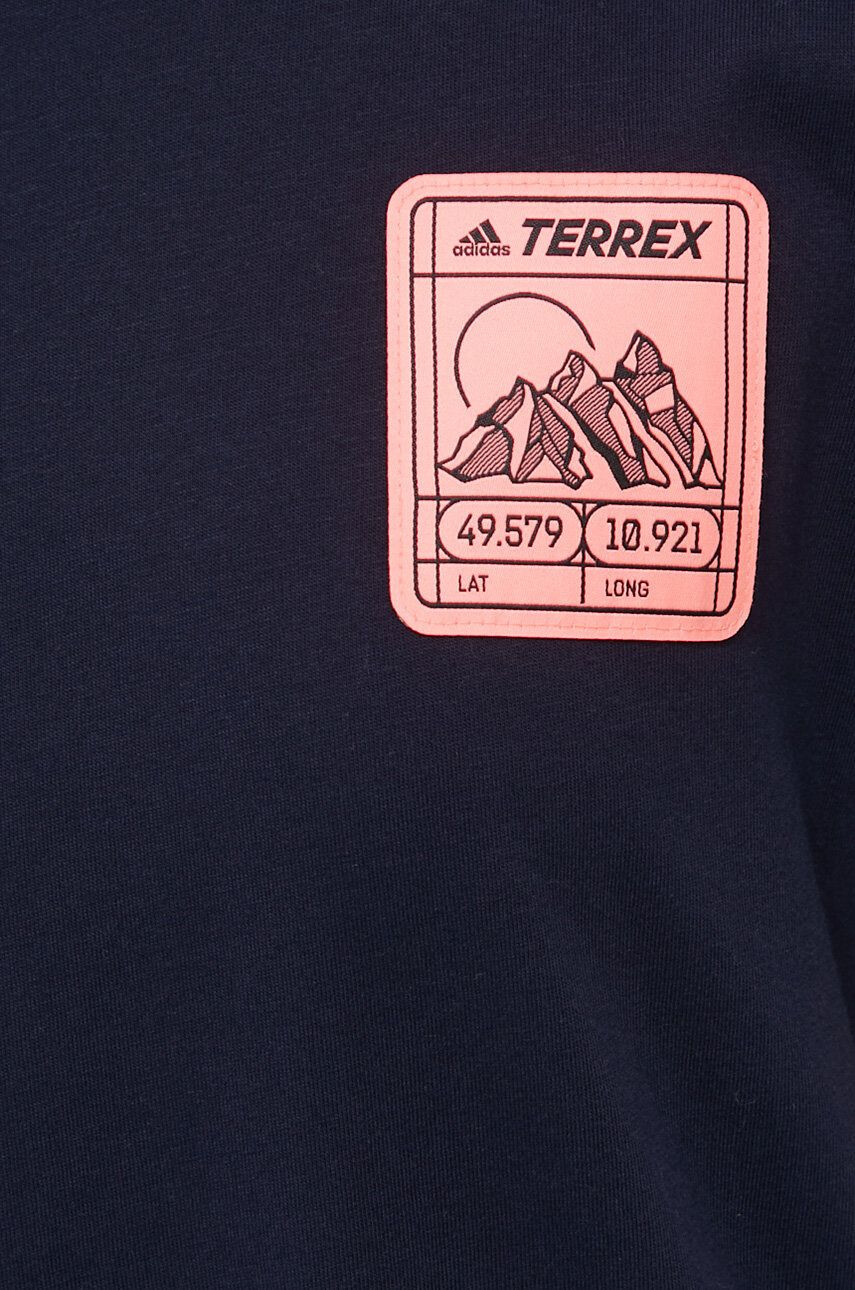 adidas TERREX tricou din bumbac Patch Mountain Graphic HE1757 - Pled.ro