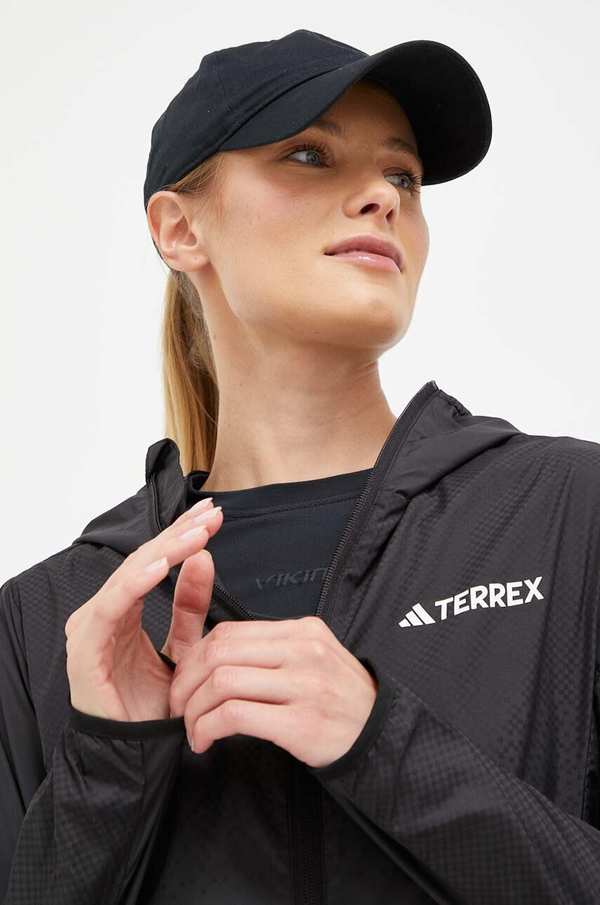 adidas TERREX windbreaker Xperior Windweave culoarea negru - Pled.ro