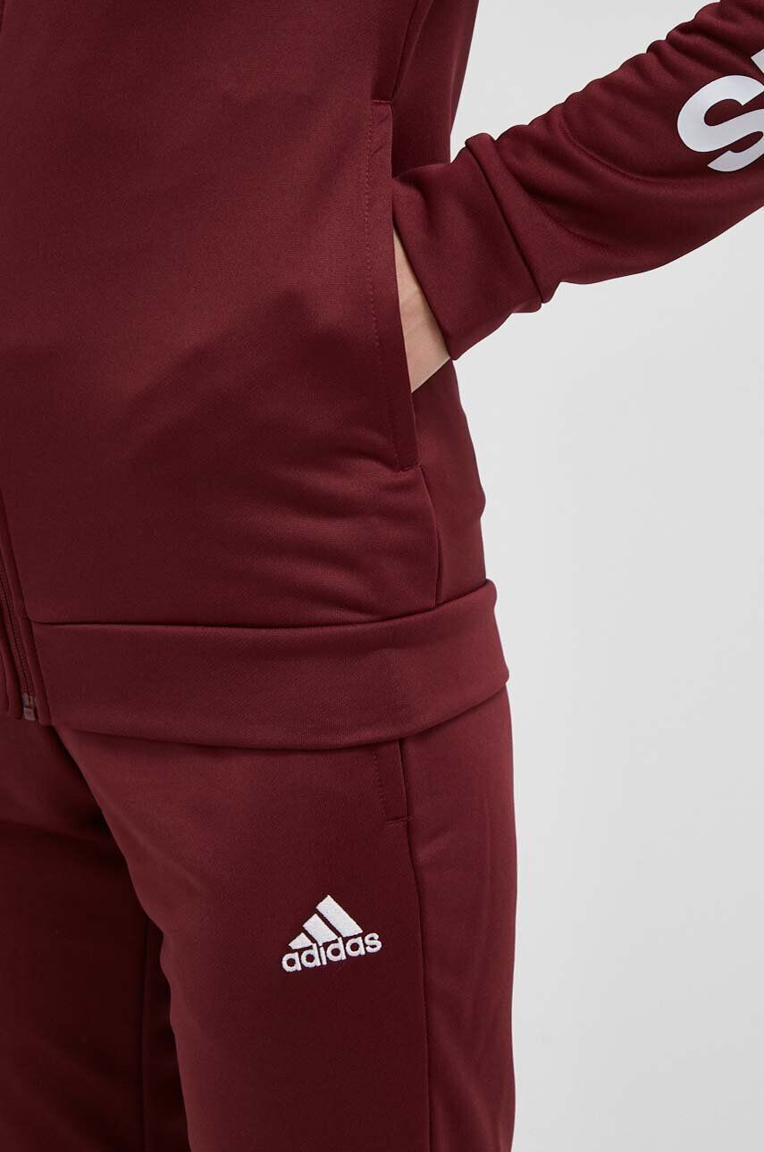 adidas trening femei culoarea bordo - Pled.ro