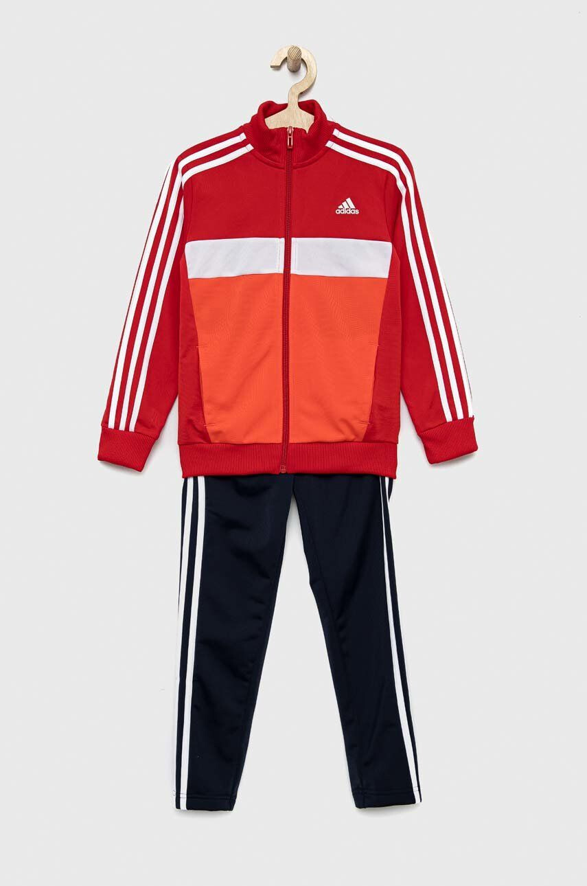 adidas trening copii U 3S TIBERIO TS culoarea rosu - Pled.ro