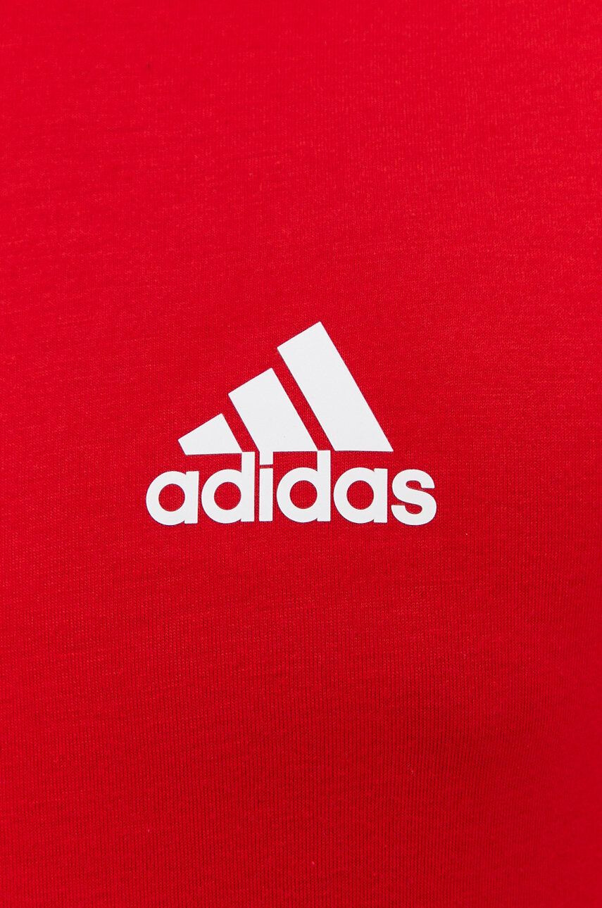 adidas tricou de antrenament GT5552 culoarea rosu neted - Pled.ro