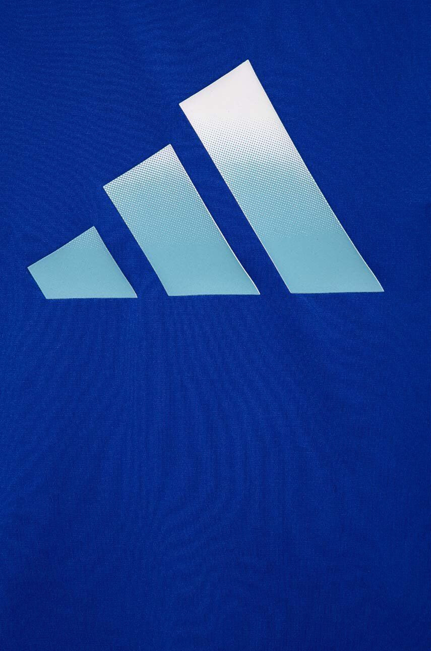 adidas tricou copii B TI TEE culoarea albastru marin cu imprimeu - Pled.ro