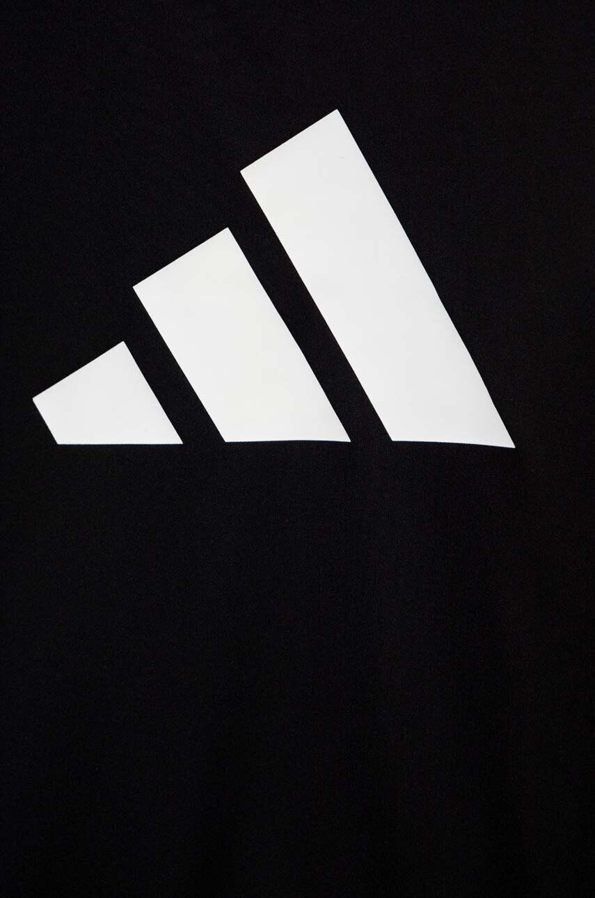 adidas tricou copii U TR-ES LOGO culoarea negru cu imprimeu - Pled.ro