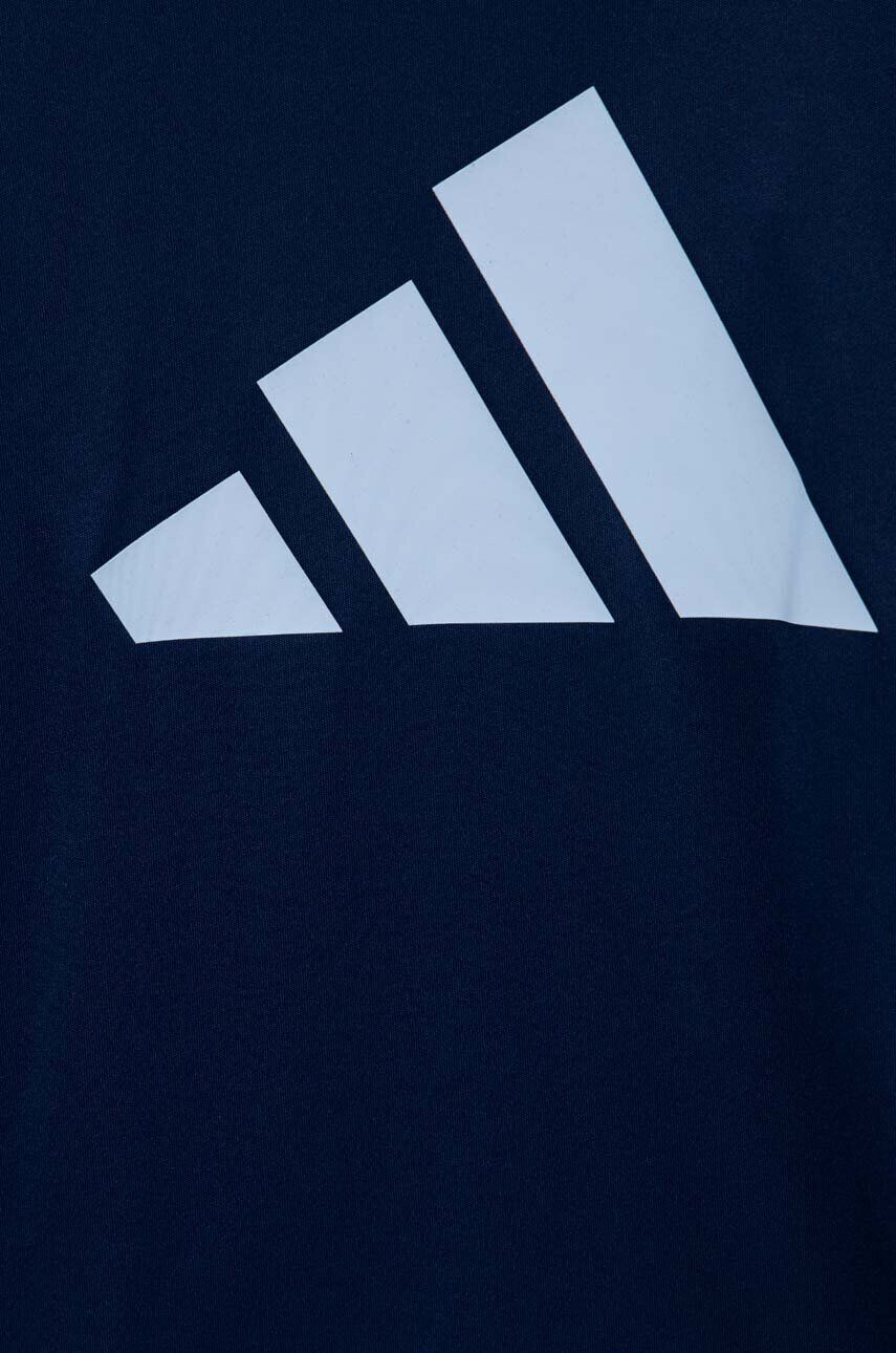 adidas tricou copii U TR-ES LOGO culoarea albastru marin cu imprimeu - Pled.ro