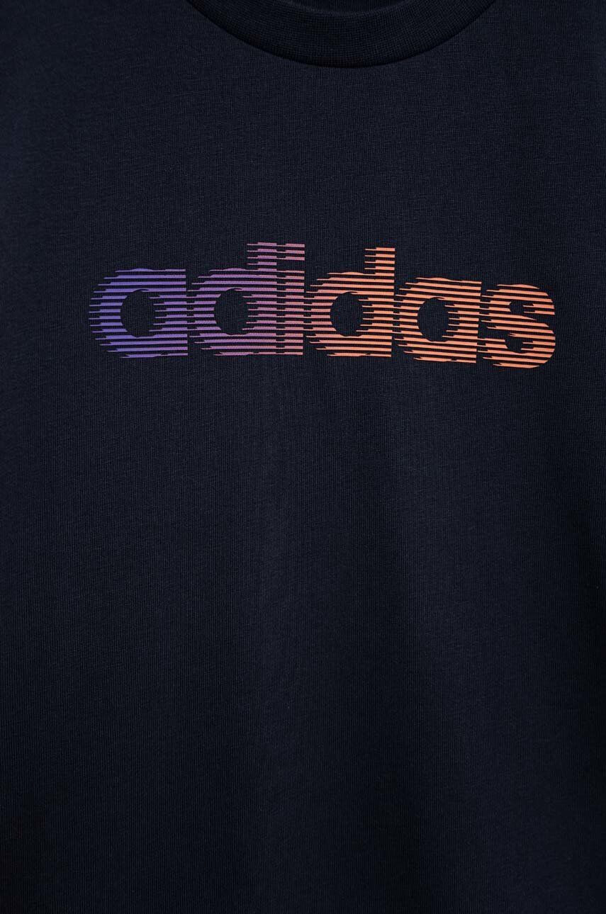 adidas tricou de bumbac pentru copii culoarea roz - Pled.ro