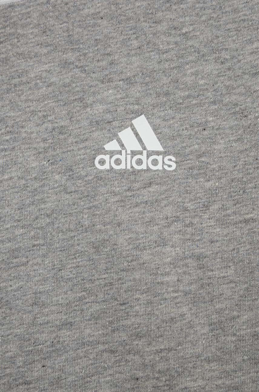 adidas tricou de bumbac pentru copii G 3S BF culoarea gri - Pled.ro