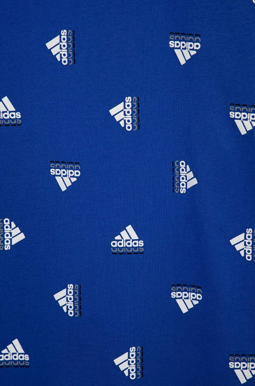 adidas tricou de bumbac pentru copii U BLUV TEE cu imprimeu - Pled.ro