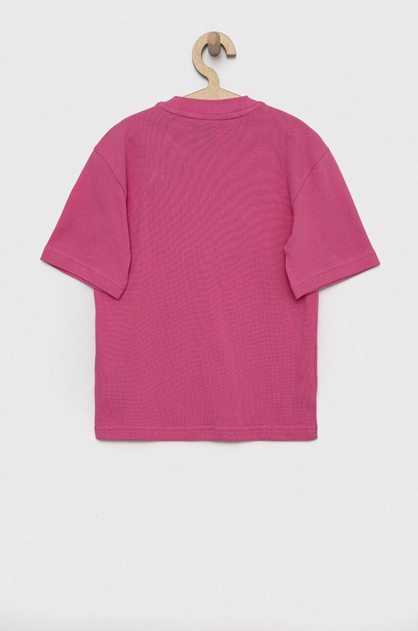 adidas tricou de bumbac pentru copii U FI culoarea violet - Pled.ro