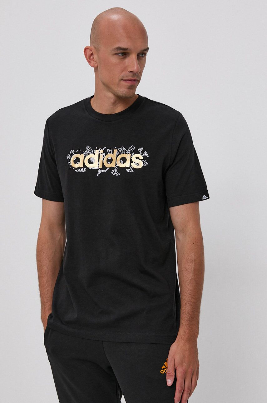 adidas Tricou din bumbac - Pled.ro