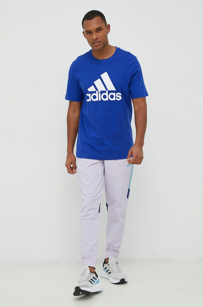 adidas tricou din bumbac cu imprimeu - Pled.ro