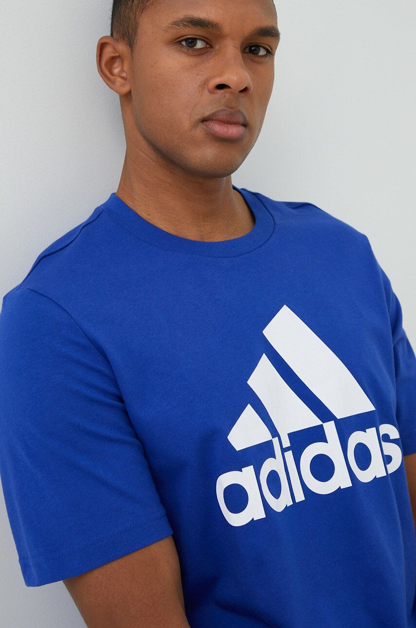 adidas tricou din bumbac cu imprimeu - Pled.ro