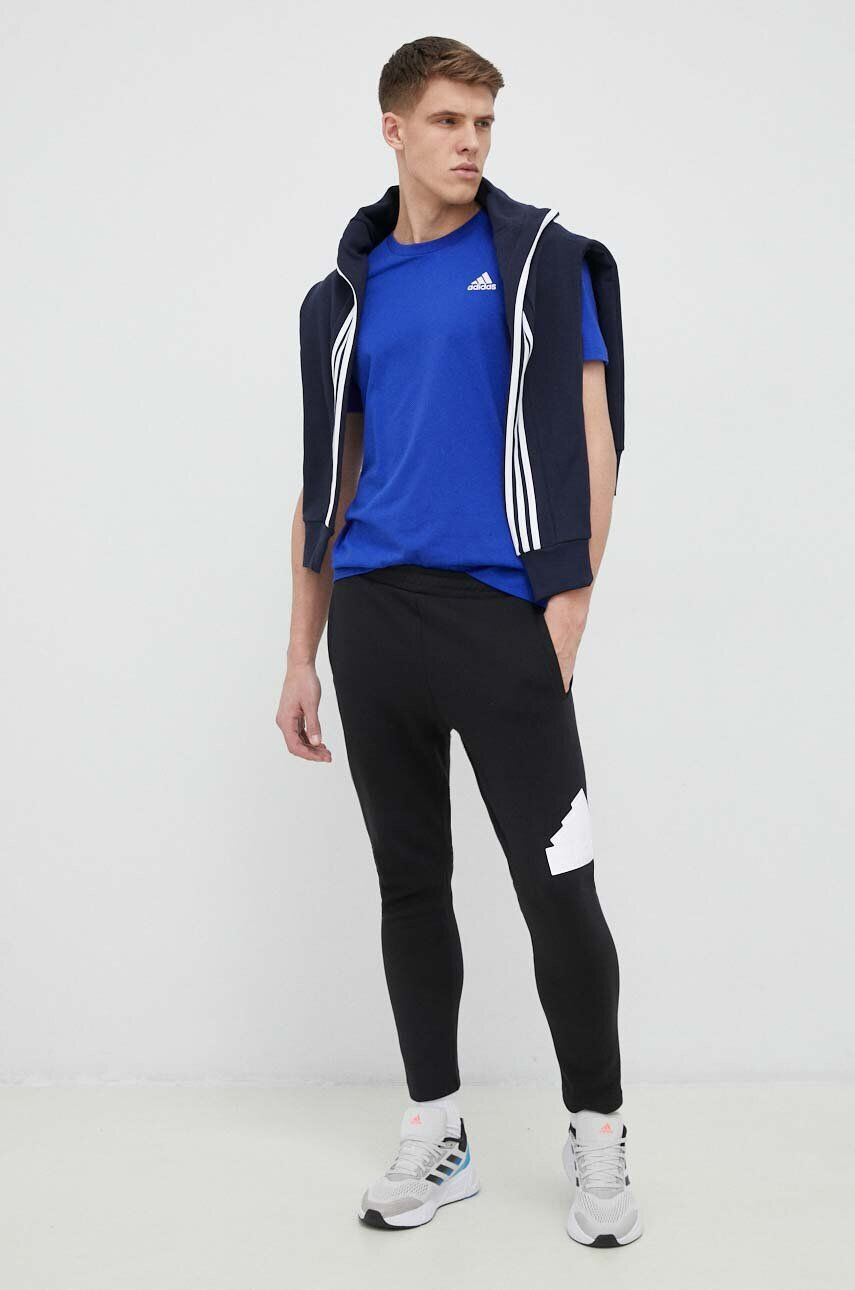 adidas tricou din bumbac neted - Pled.ro