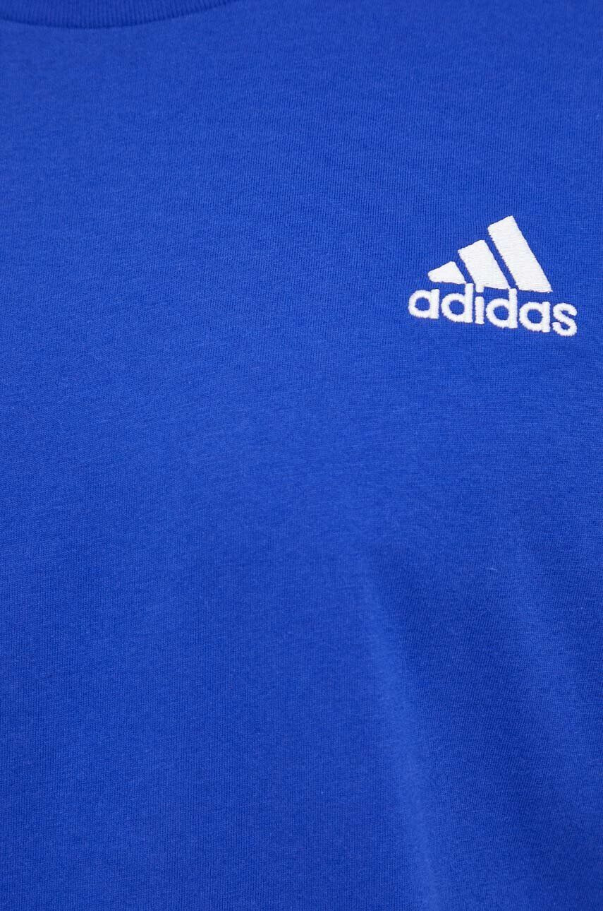 adidas tricou din bumbac neted - Pled.ro