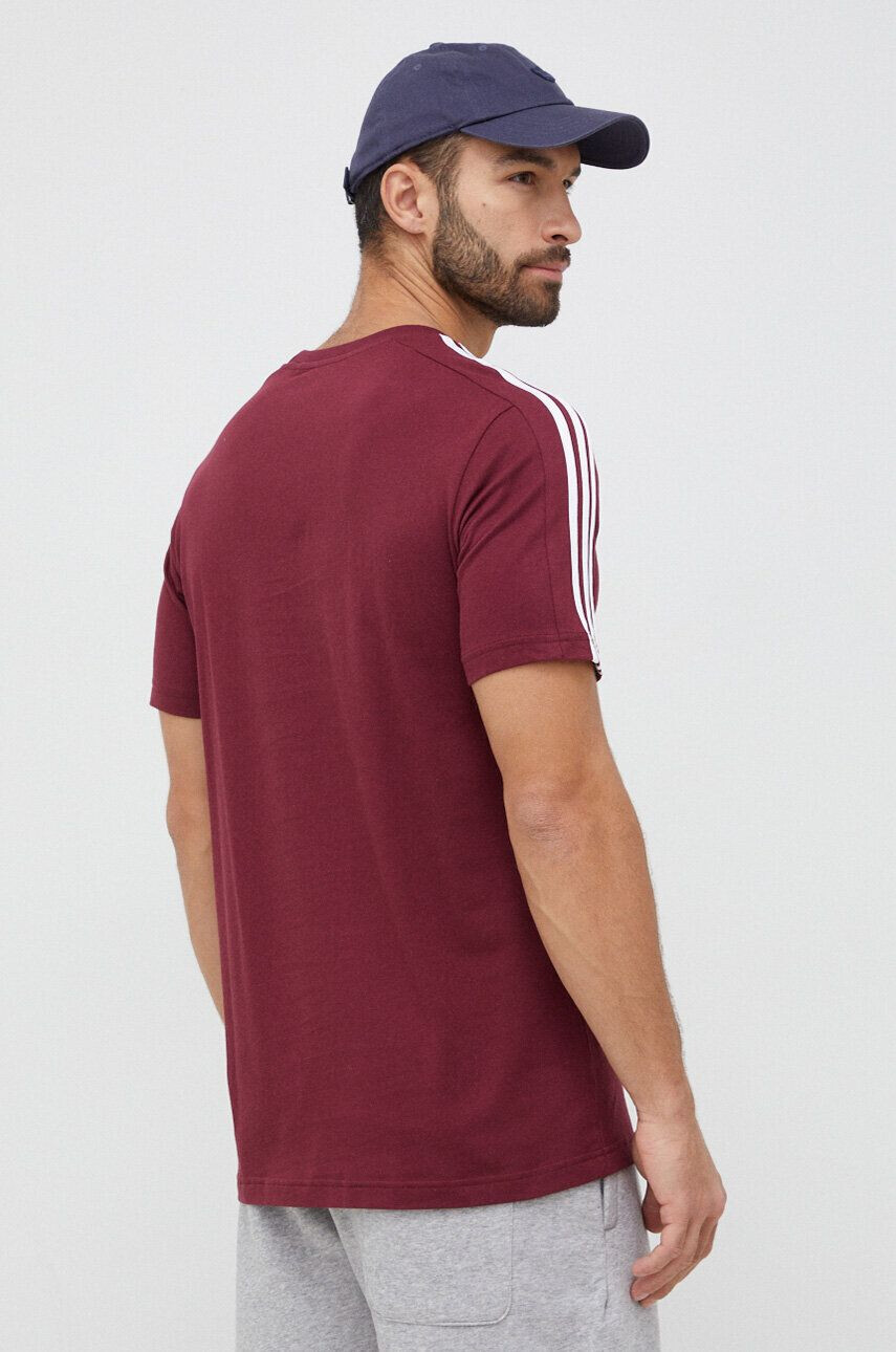 adidas tricou din bumbac culoarea alb cu imprimeu - Pled.ro