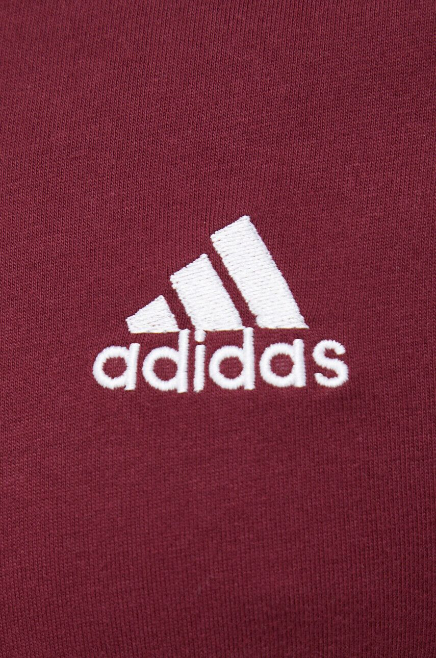 adidas tricou din bumbac culoarea alb cu imprimeu - Pled.ro