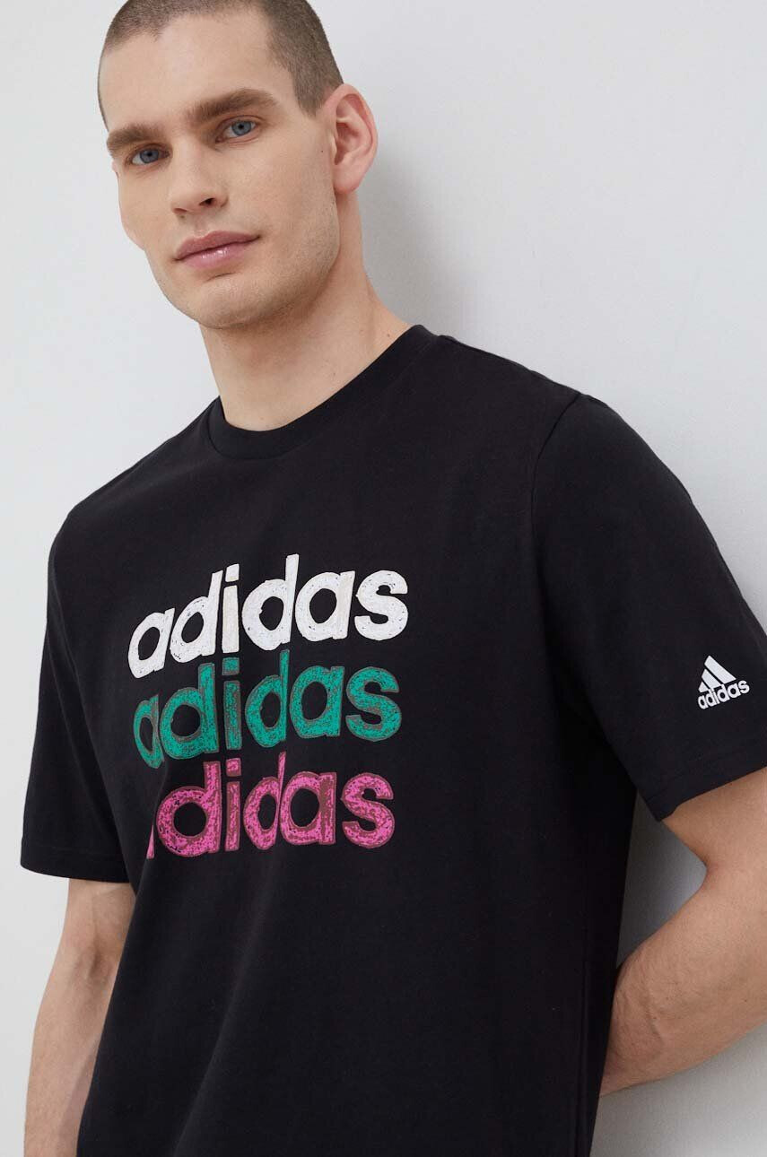 adidas tricou din bumbac culoarea negru modelator - Pled.ro