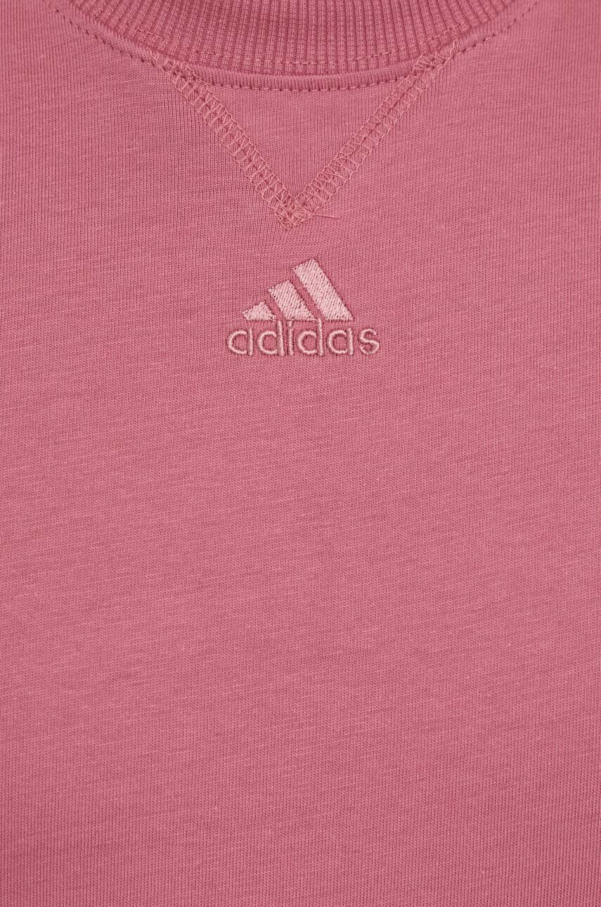 adidas tricou din bumbac culoarea roz neted - Pled.ro