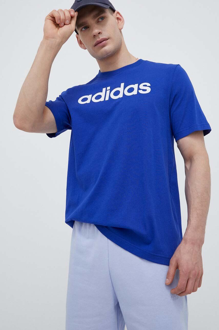 adidas tricou din bumbac cu imprimeu - Pled.ro